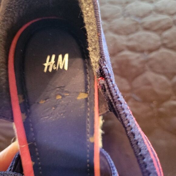 H&M WEDGE STYLE OPEN TOE ANKLE STRAP SANDAL - Picture 4 of 15